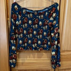 Rue21 Floral Smocked Top